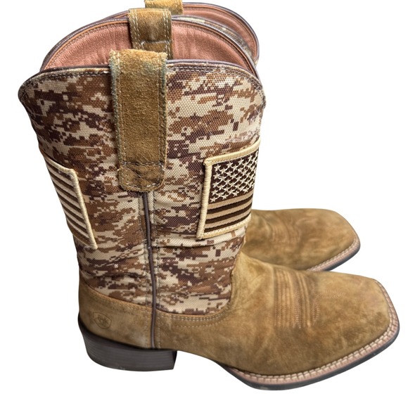 Ariat Mens Patriot Western Boot Size 8 - Picture 1 of 5